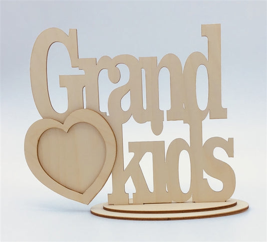 Clear Scraps - Grandkids Desktop Frame
