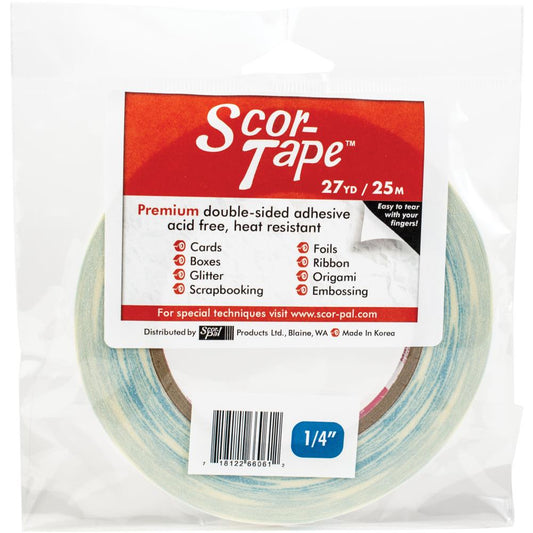 Scor-Tape - Double Sided - 1/4"