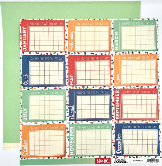 We R Memory Keepers - Cakes and Candles - Happy Day