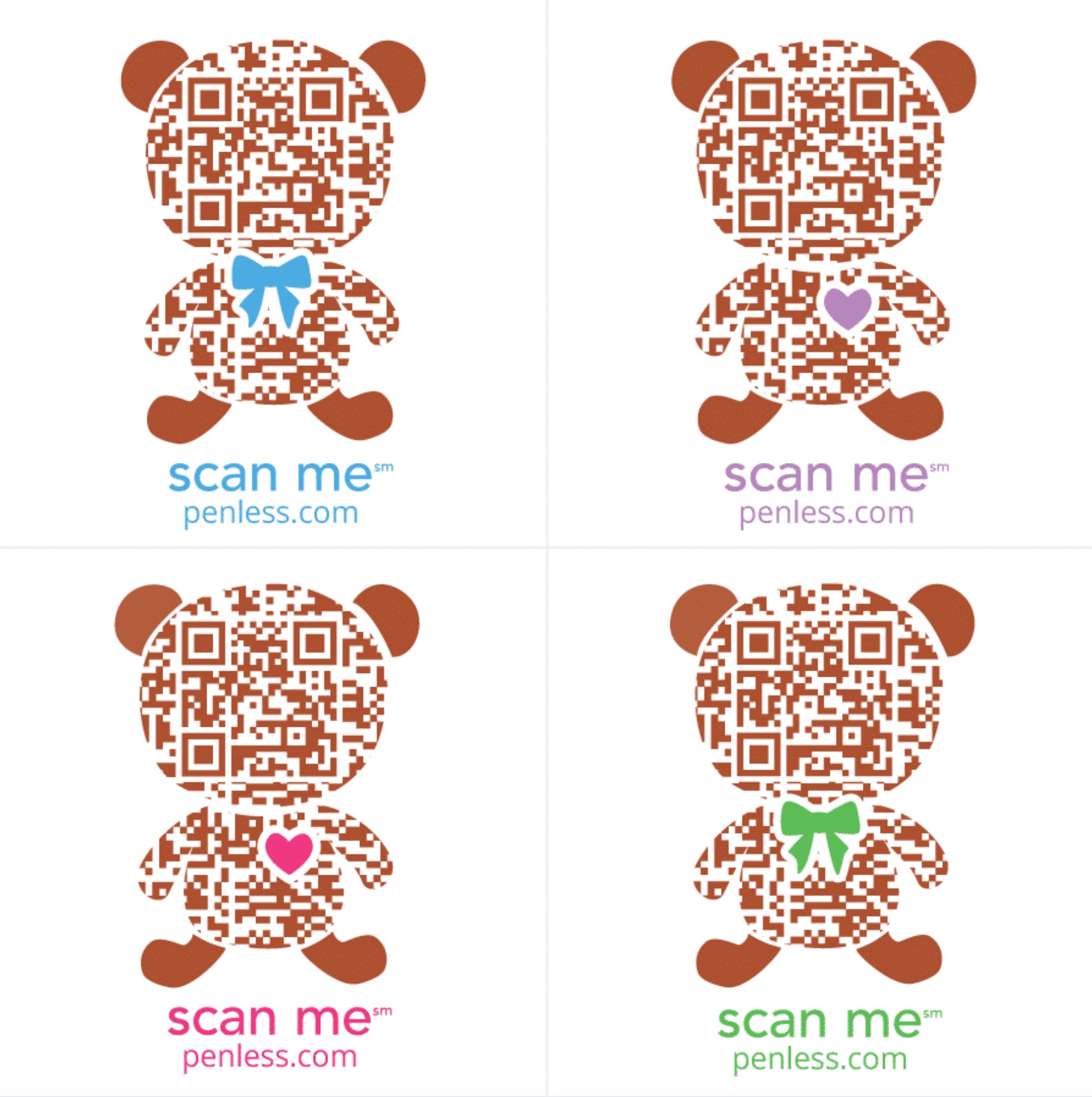 Penless - Video Stickers - Teddy Bear – Scrapp'n Savvy