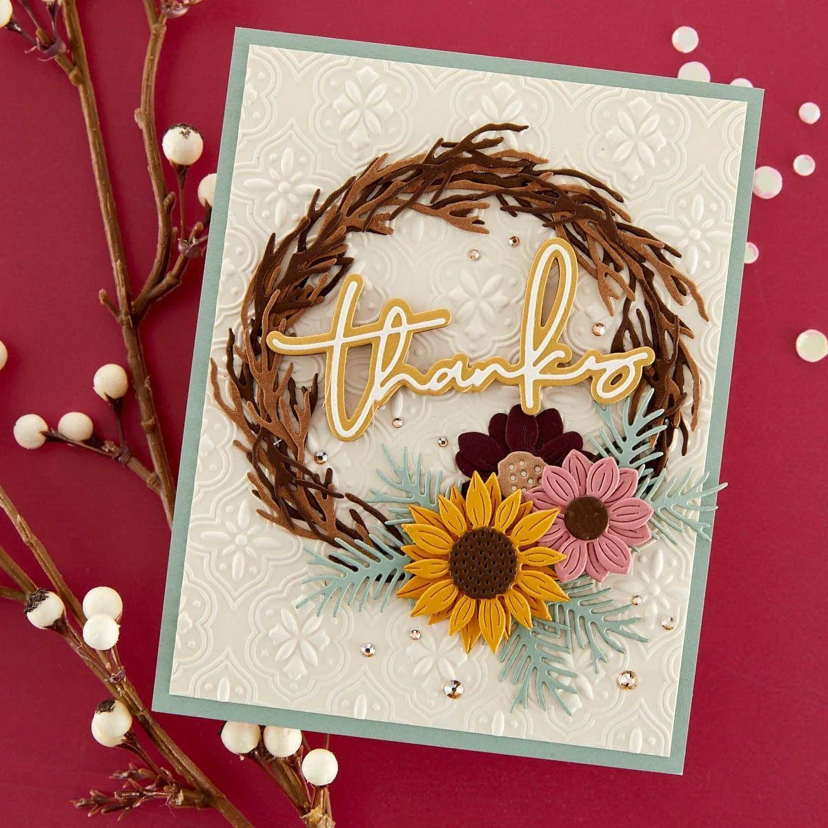 Spellbinders - Cutting Dies - Build-a-Wreath