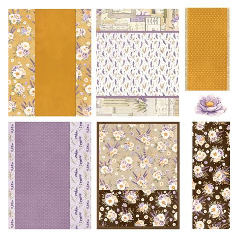 Simple Stories - Simple Cards Card Kit - Simple Vintage Lavender Fields