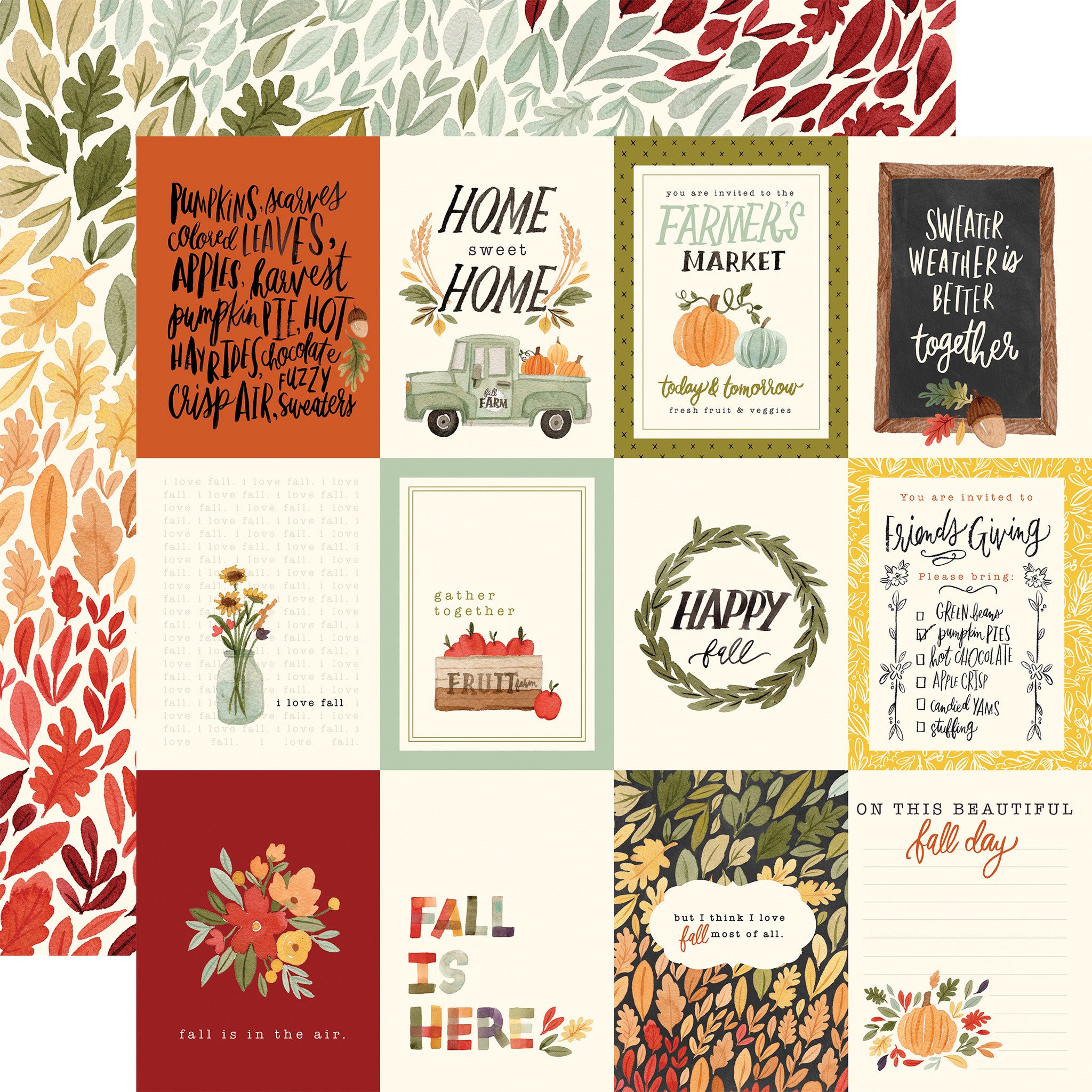 Carta Bella - Hello Autumn - 3x4 Journaling Cards – Scrapp'n Savvy