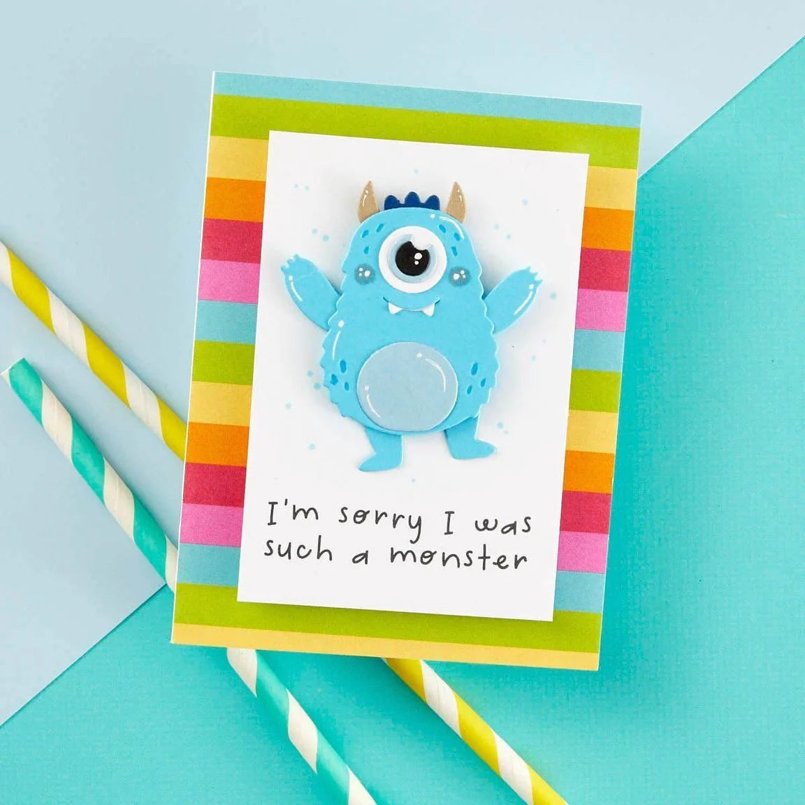 Spellbinders - Clear Stamps - Monster Birthday Sentiments