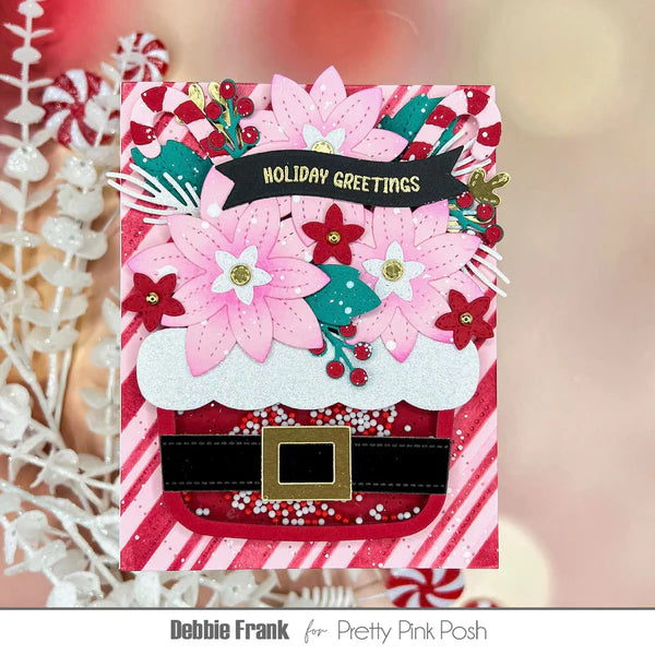 Pretty Pink Posh - Die Set - Christmas Bucket