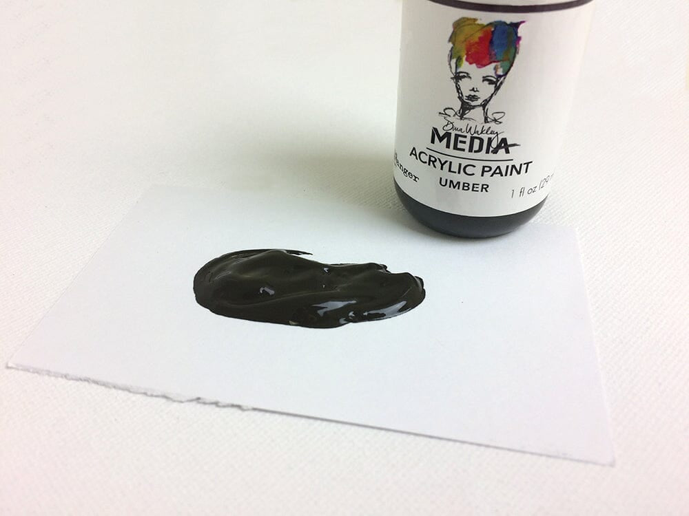 Dina Wakley - Media Acrylic Paint - Umber
