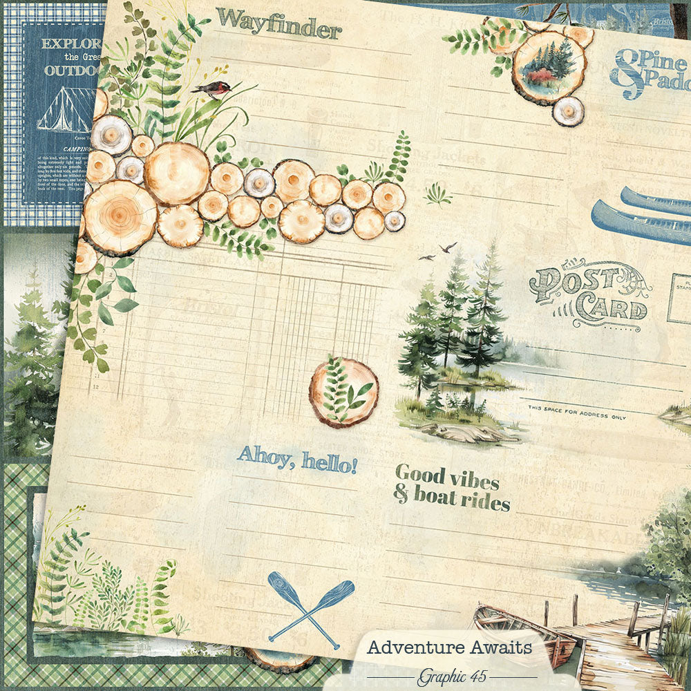 Graphic 45 - 8x8 Collection Pack - Adventure Awaits
