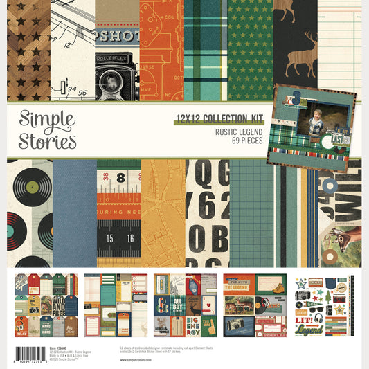 Simple Stories - 12x12 Collection Kit - Rustic Legend