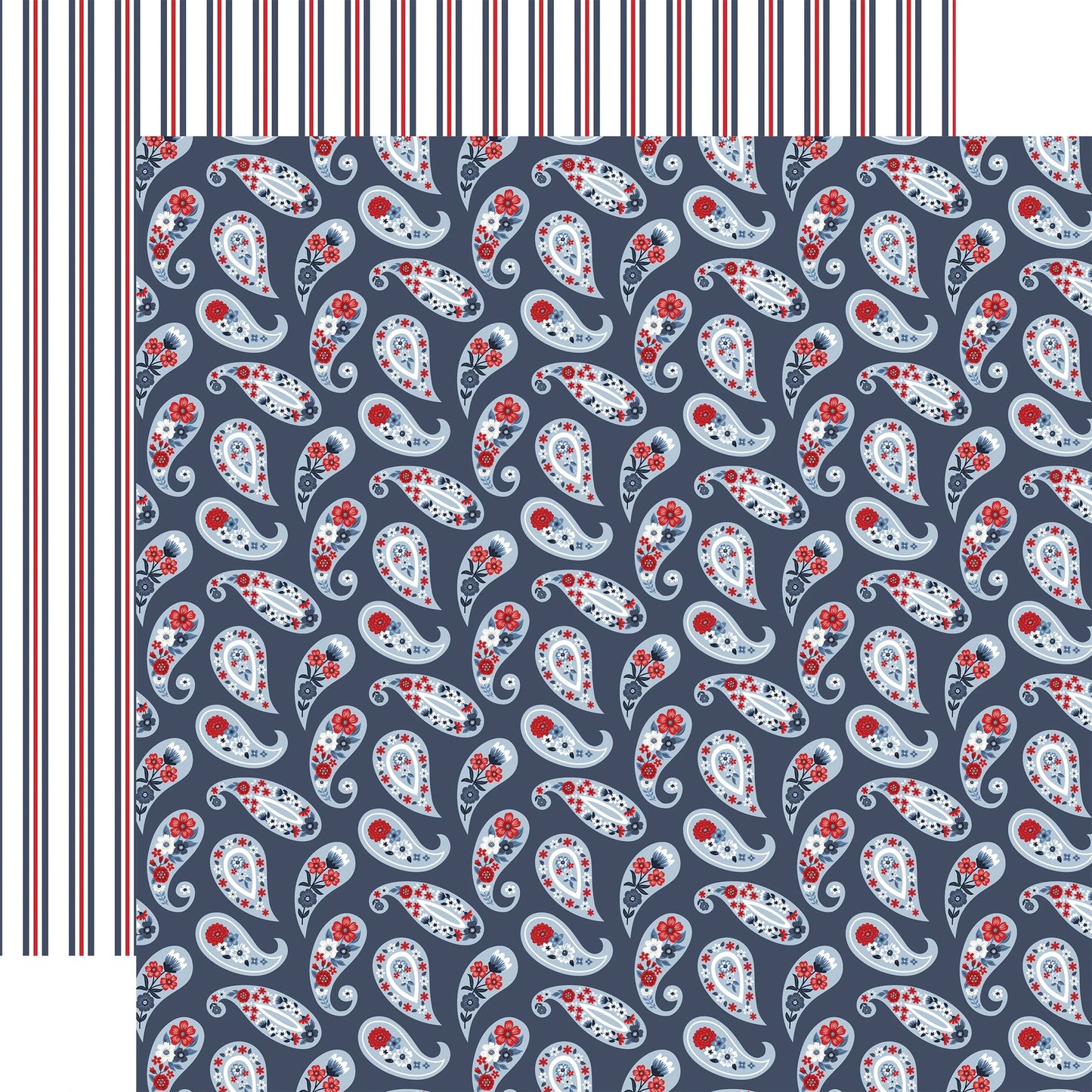 Echo Park - All American - Floral Paisley