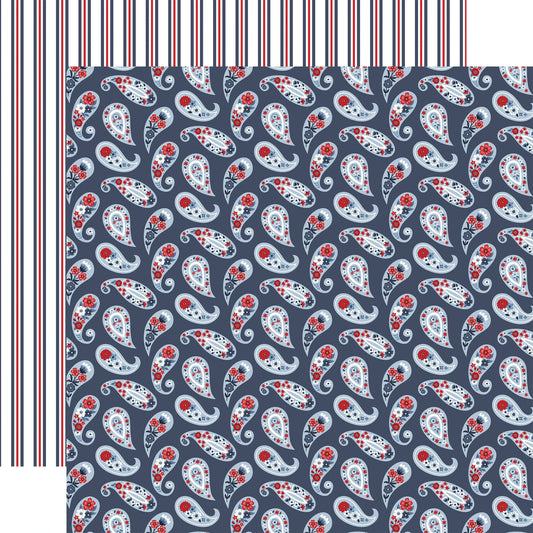 Echo Park - All American - Floral Paisley