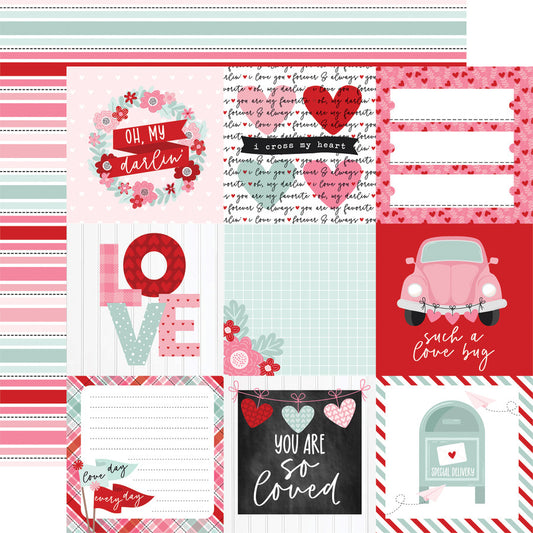 Echo Park - Love Notes - 4x4 Journaling Cards