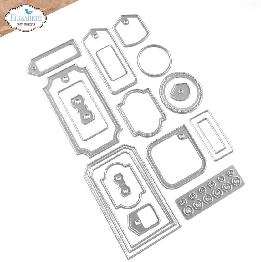Elizabeth Craft Designs - Steel Cutting Dies - Tag Variety Pack