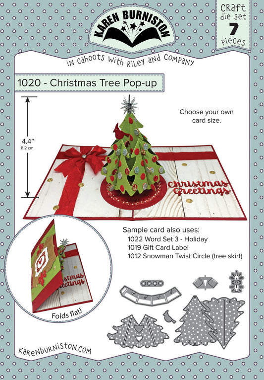 1020 Karen Burniston - Christmas Tree Pop Up