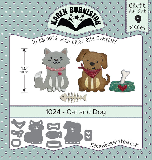 1024 Karen Burniston - Cat And Dog