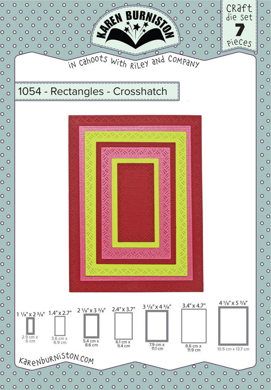 1054 Karen Burniston - Rectangles-Crosshatch