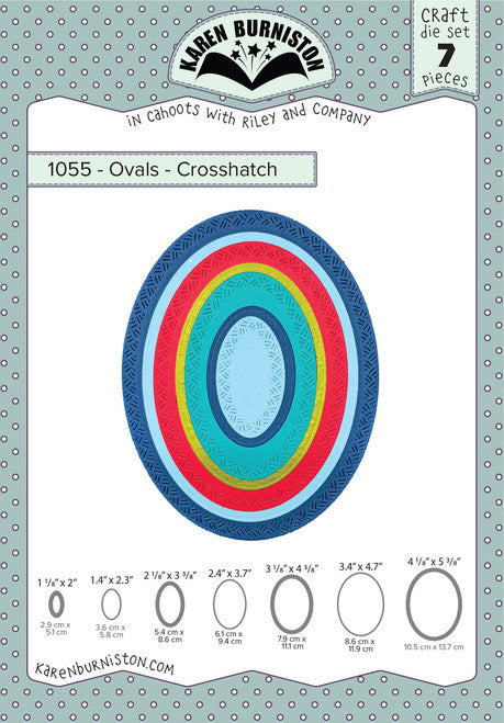 1055 Karen Burniston - Ovals-Crosshatch