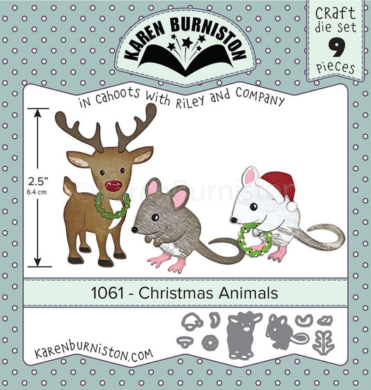 1061 Karen Burniston - Christmas Animals