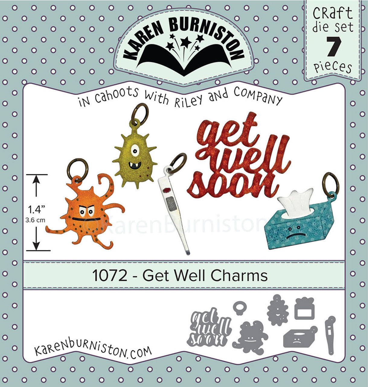 1072 Karen Burniston - Get Well Charms