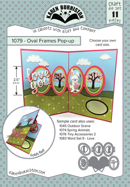 1079 Karen Burniston - Oval Frames Pop-up