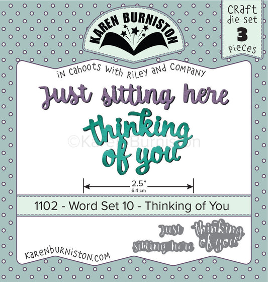 1102 Karen Burniston - Word Set 10 - Thinking of You