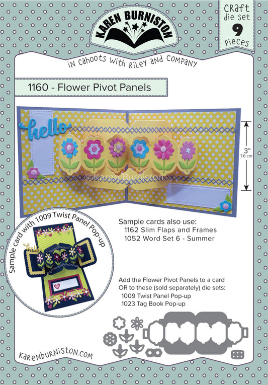 1160 Karen Burniston - Flower Pivot Panel