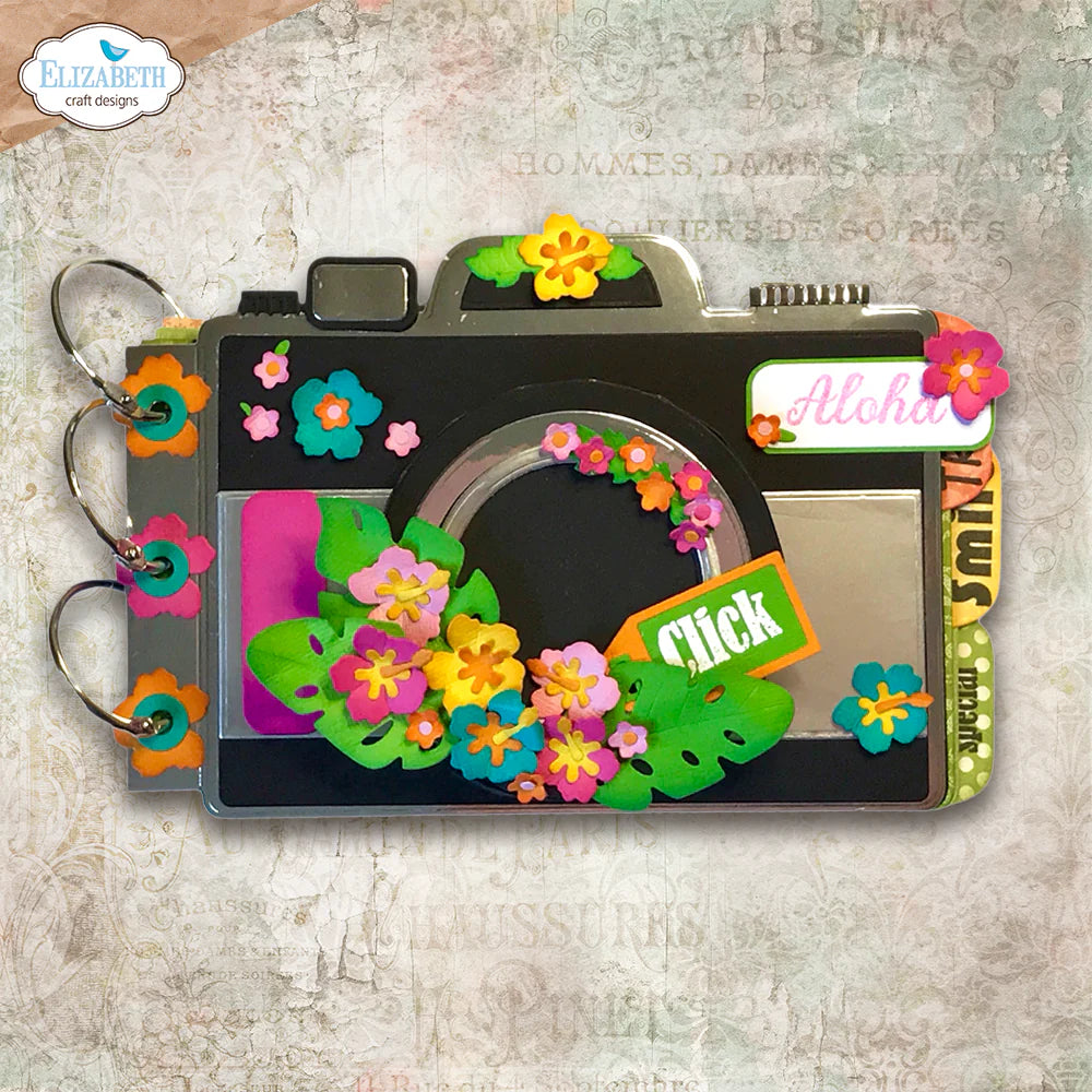 Elizabeth Craft Designs - Steel Cutting Dies - Camera and Suitcase Build-a-Book