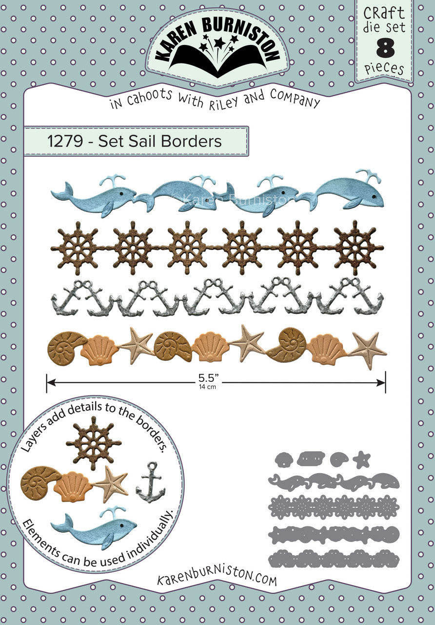 1279 Karen Burniston - Set Sail Borders