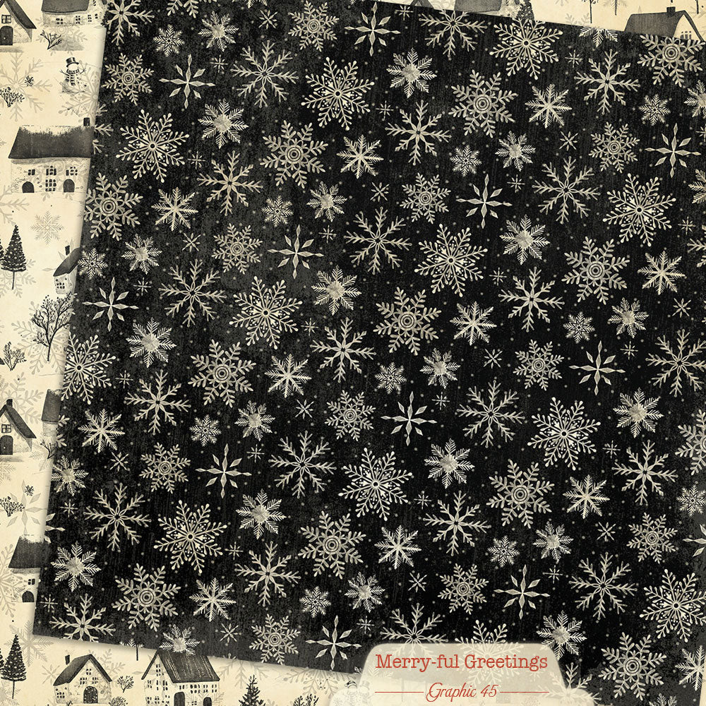 Graphic 45 - 12x12 Collection Pack - Merry-ful Greetings