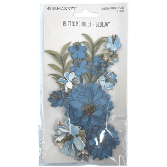 49 & Market - Rustic Bouquet - Blue Jay