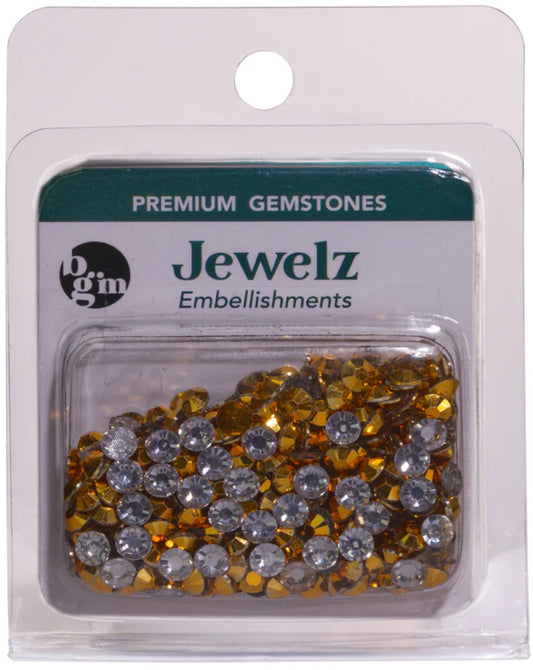 Buttons Galore - Jewelz Premium Gemstones - Gold