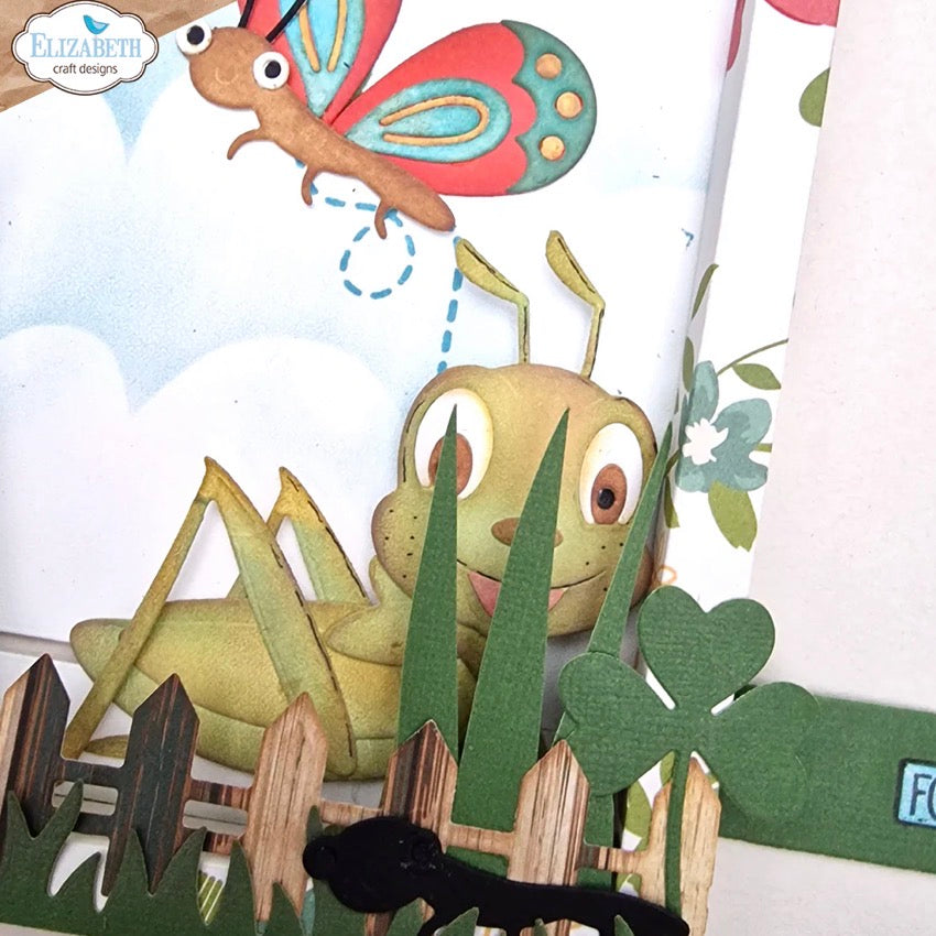 Elizabeth Craft Designs - Steel Cutting Dies - Grasshopper