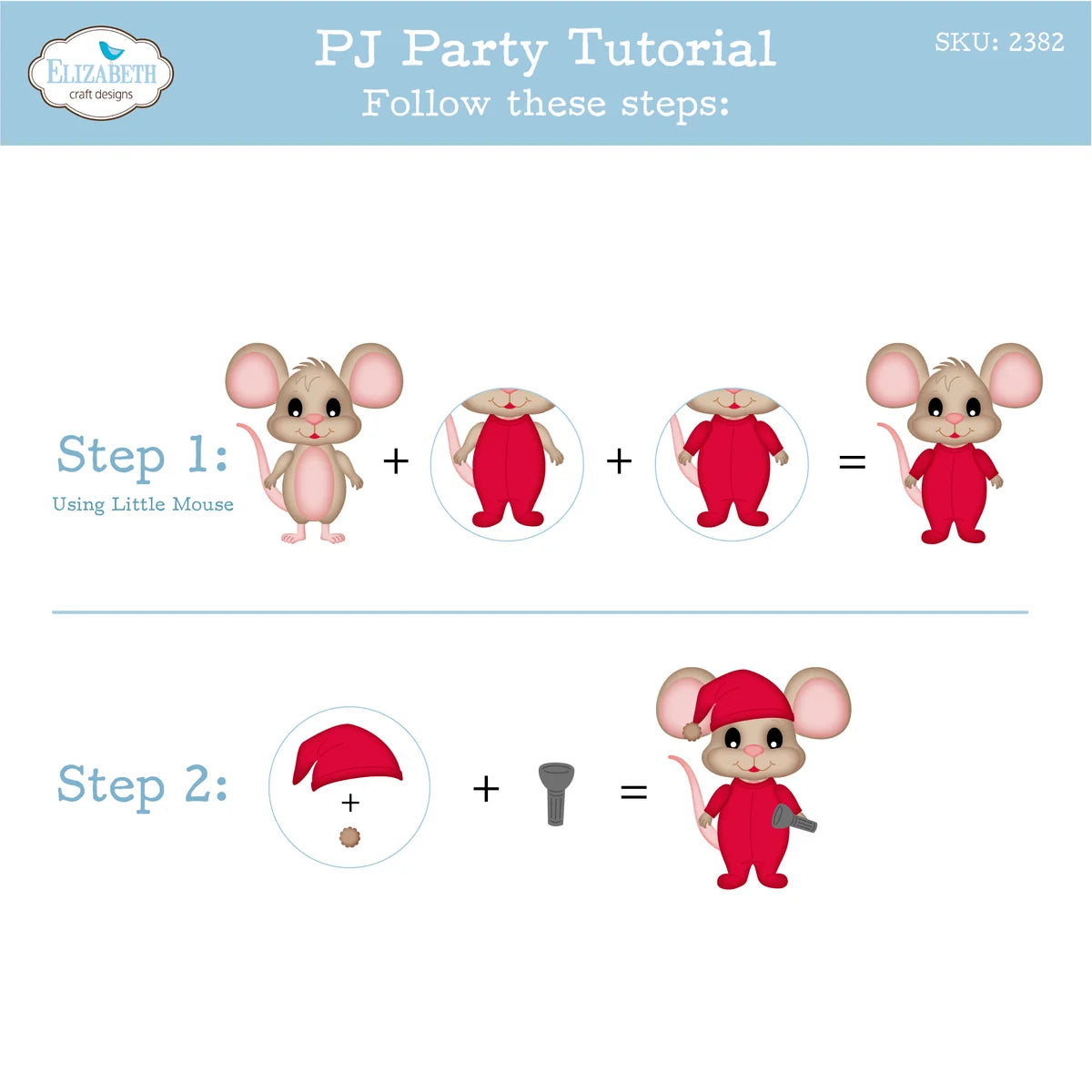 Elizabeth Craft Designs - Steel Dies - PJ Party