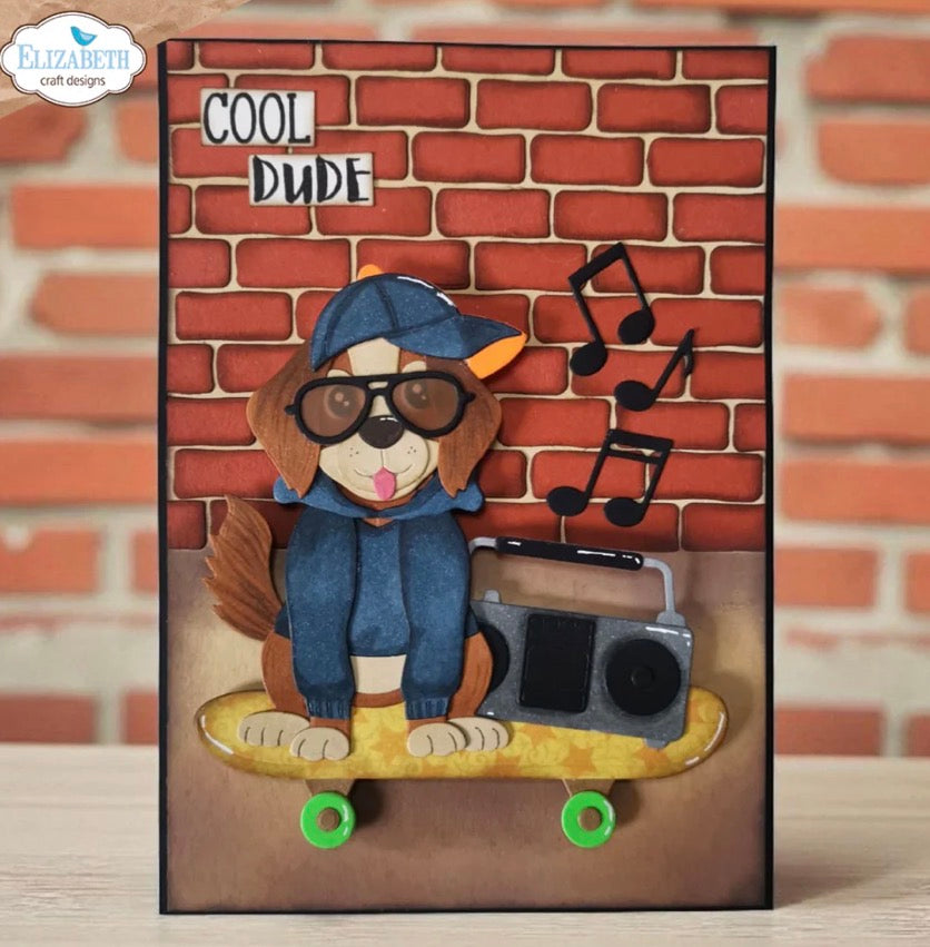 Elizabeth Craft Designs - Steel Cutting Dies - Skateboard
