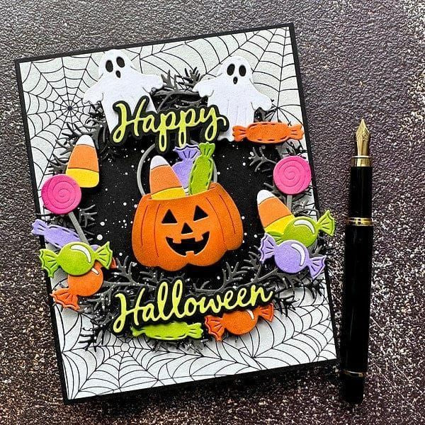 Spellbinders - Cutting Dies - Halloween Wreath Add-ons
