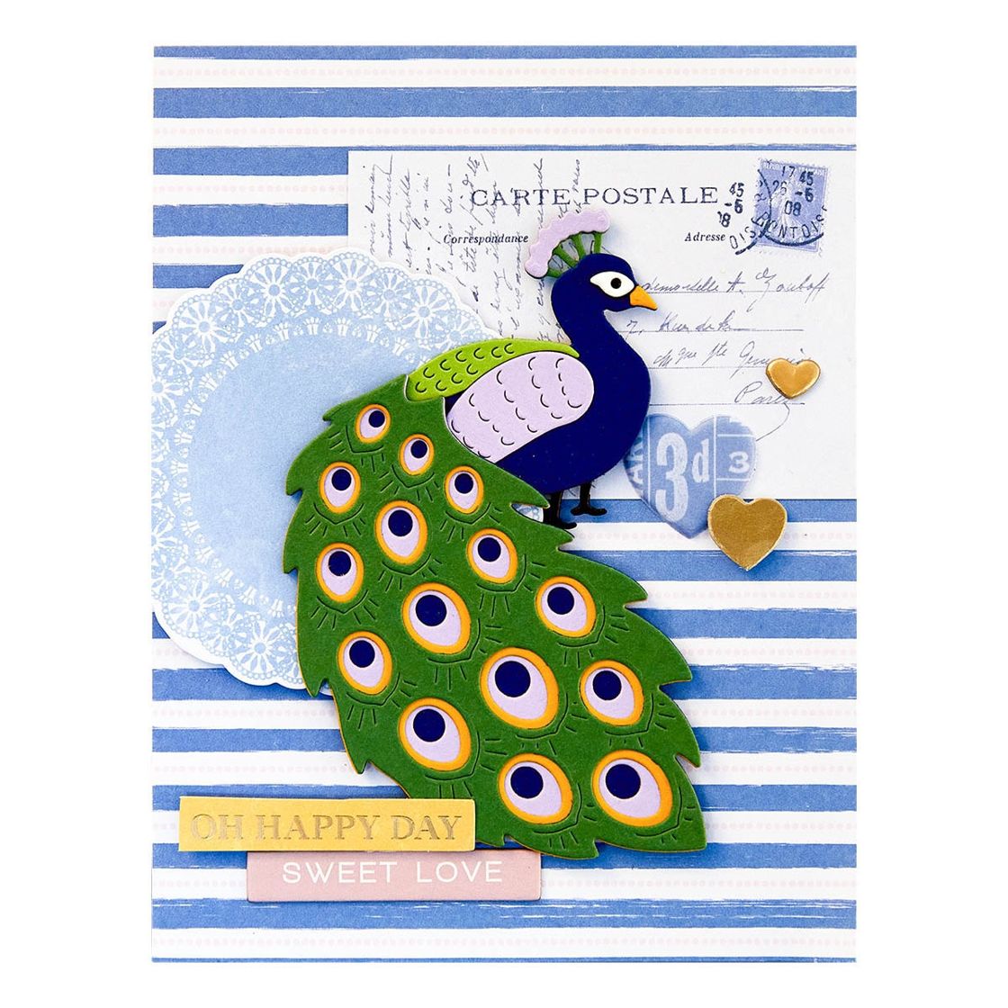 Spellbinders - Cutting Dies - Kaleidoscope Peacock