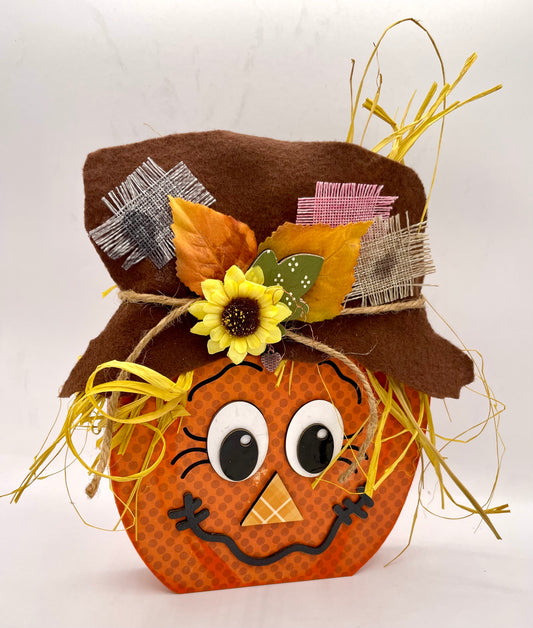 Scrapp’n Savvy - Trash to Treasures Kits - Scarecrow Pumpkin Decor
