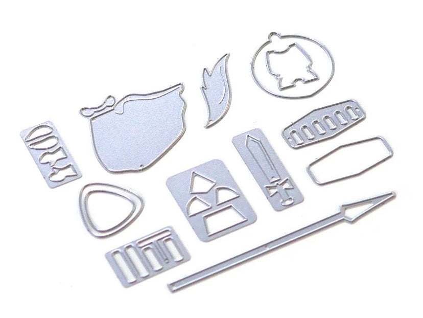 Elizabeth Craft Designs - Steel Cutting Dies - Knight’s Armor