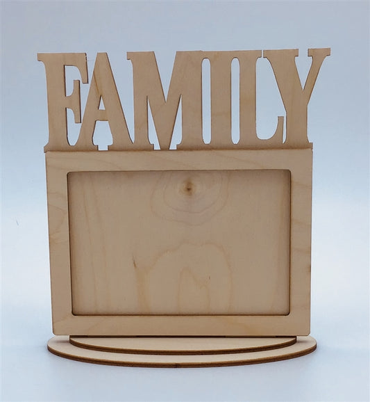 Clear Scraps - Family Desktop Frame