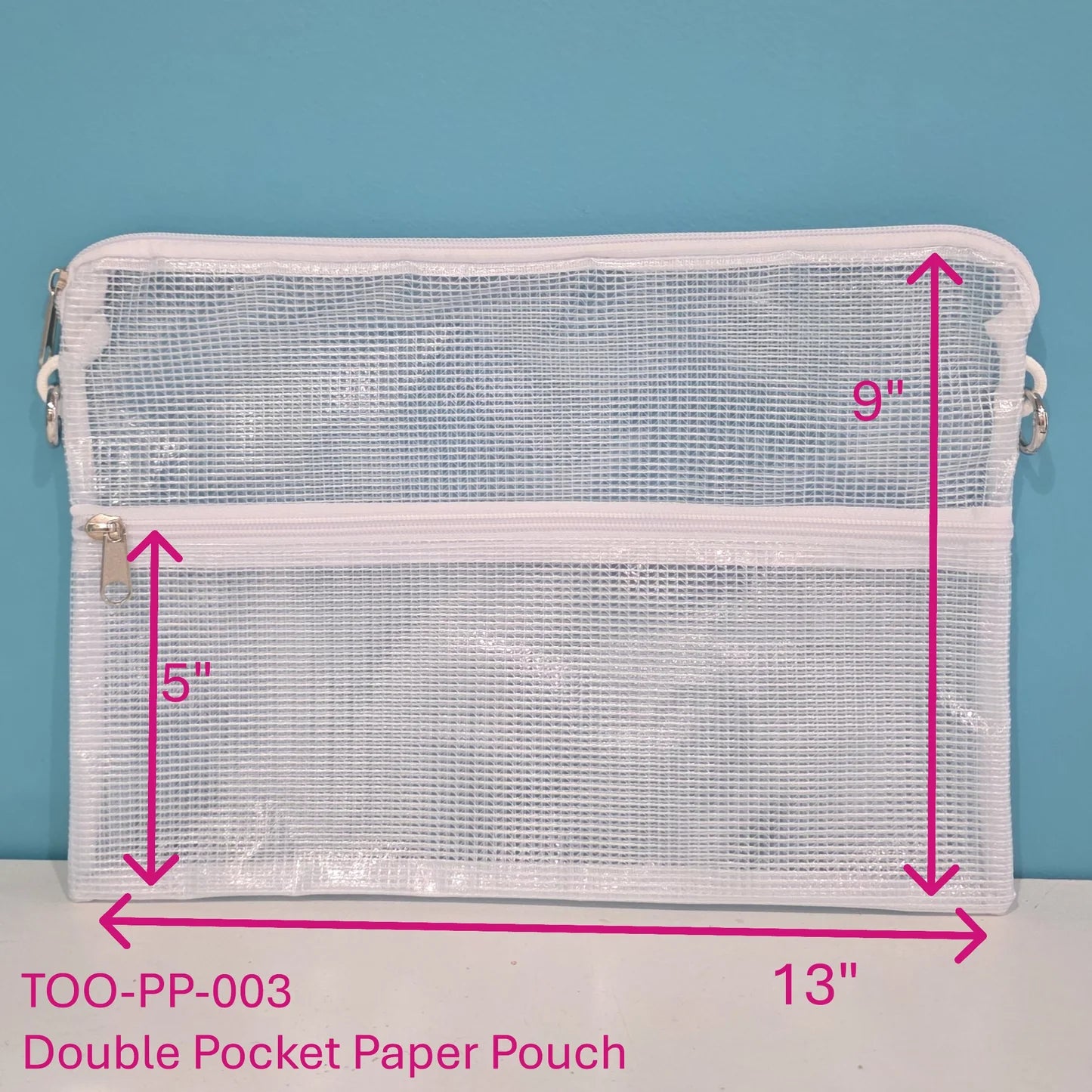 The Organized Option - Perfect Pouch - Double Pocket Paper Pouch