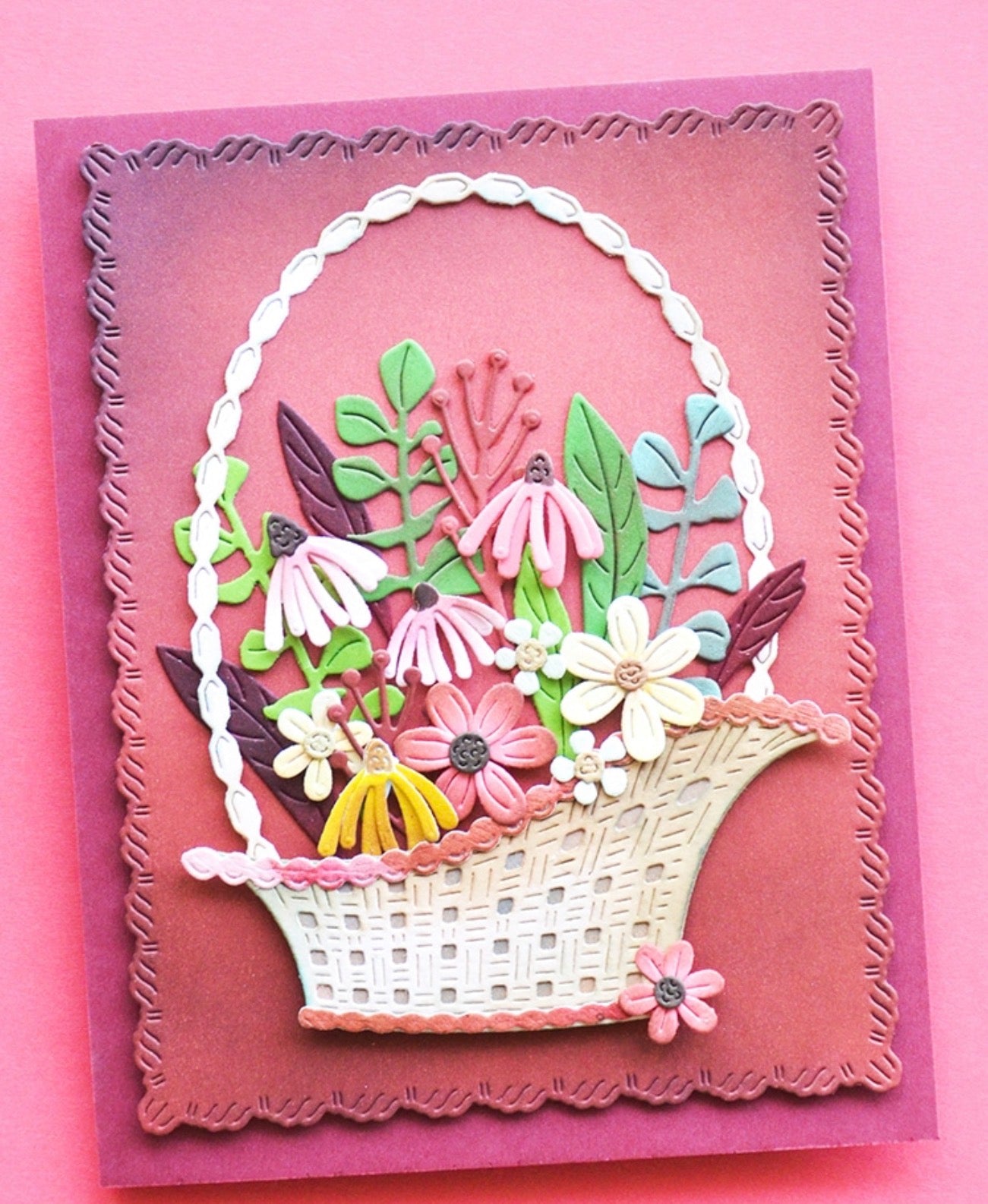 Memory Box - Craft Die - Arched Flower Basket