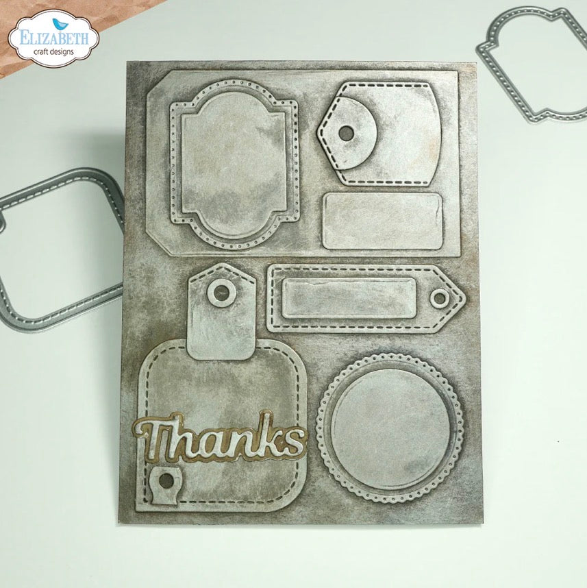 Elizabeth Craft Designs - Steel Cutting Dies - Tag Variety Pack