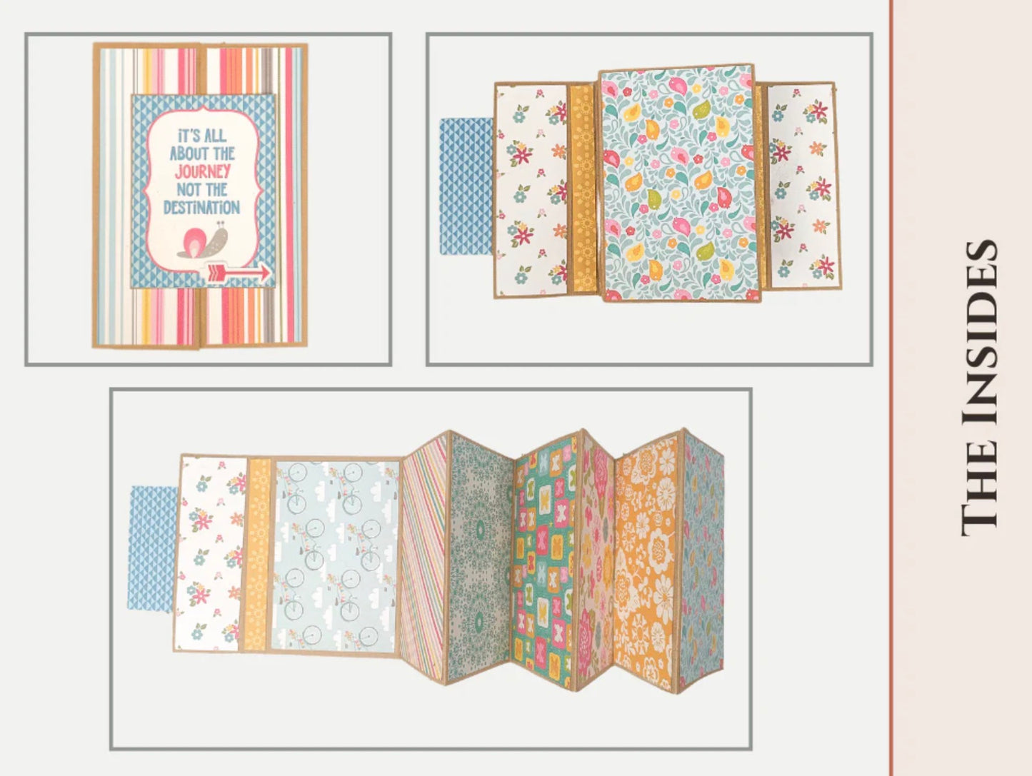 CrafTreat - Quick Folio Accordion - Black Kraft White