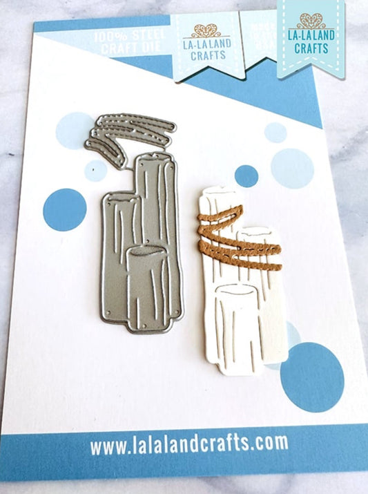 La-La Land Crafts - Steel Dies - Beach Pilings