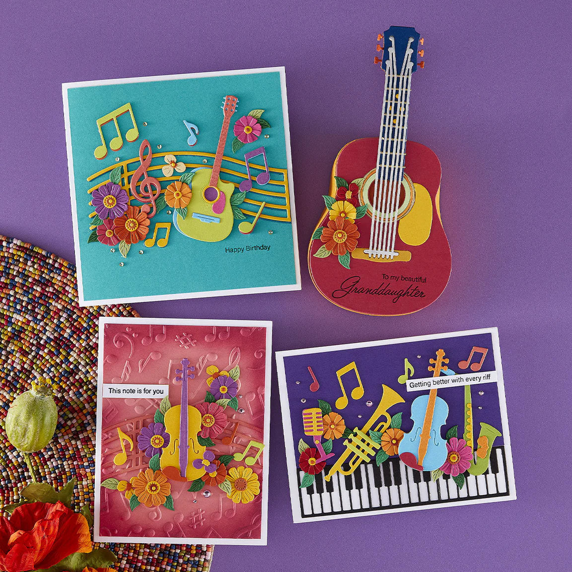 Spellbinders - Cutting Dies - Mini Guitar