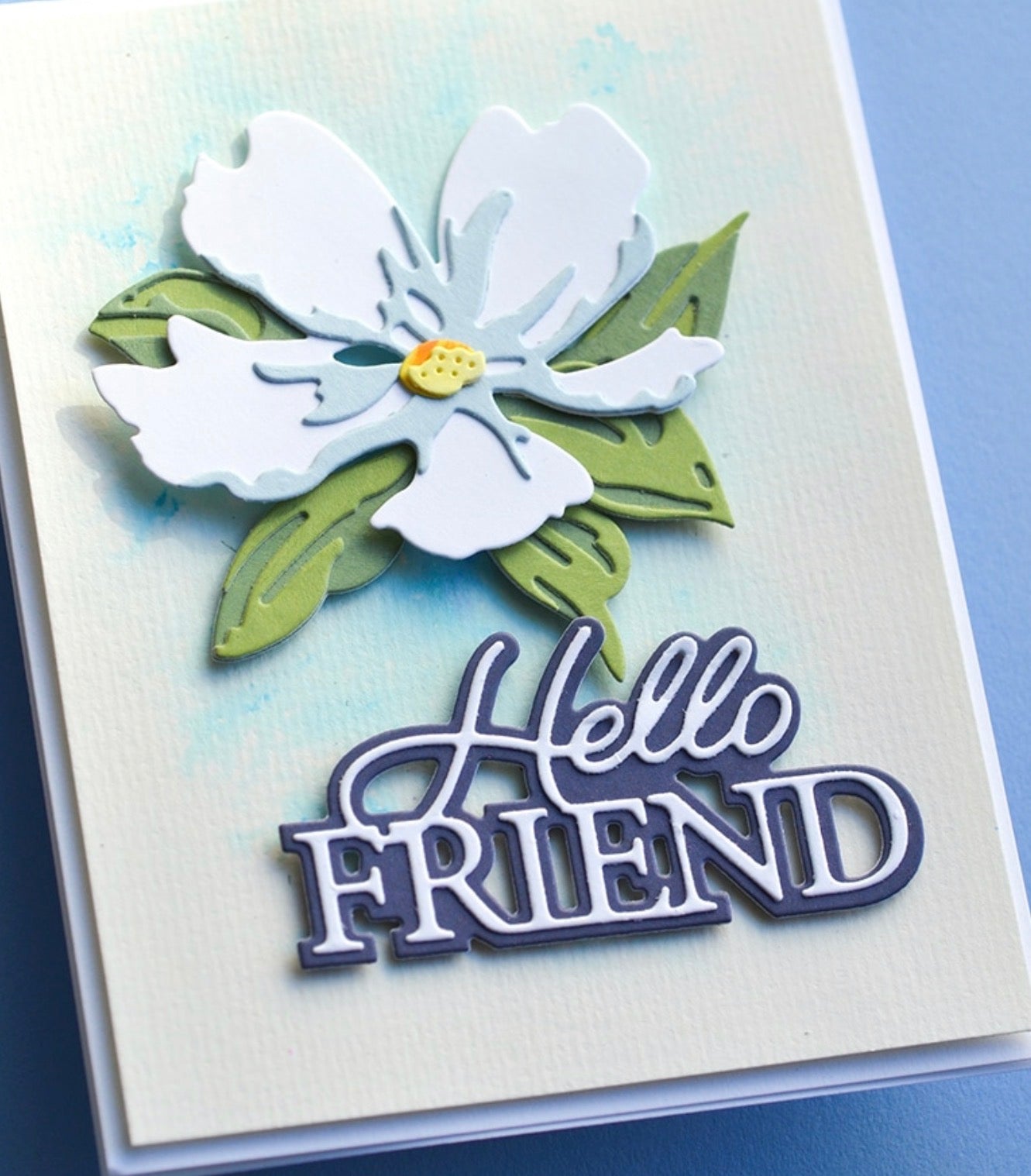 Memory Box - Craft Die - Hello Friend Posh Script