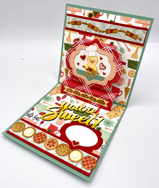 Karen Burniston - Card Kits - You’re Sweet Pop-up Card