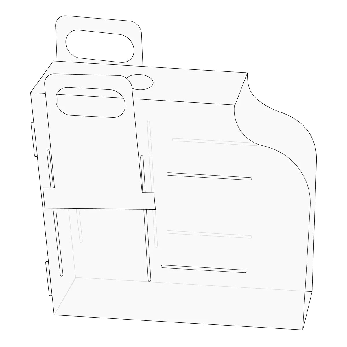 The Organized Option - 12”x12” Handle-It