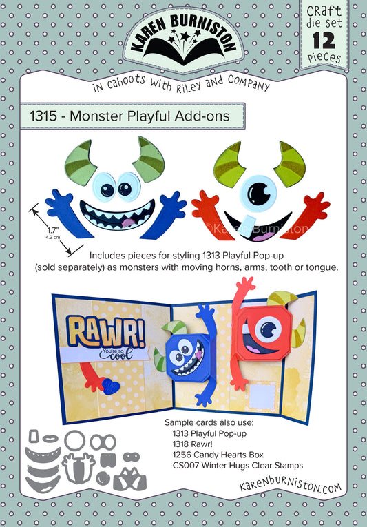 1315 Karen Burniston - Monster Playful Add-ons