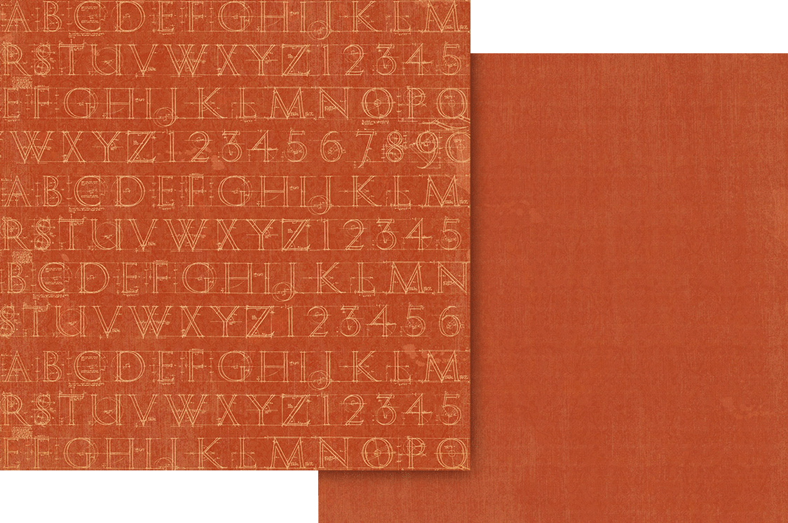 Graphic 45 - Keepsake Kit with Exclusive Metal Die-Set - Typography