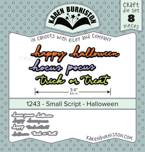 1243 Karen Burniston - Small Script Halloween